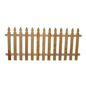 1 in. x 3 1/2 ft. x 8 ft. Cedar French Gothic Fence Panel CFP42GHD