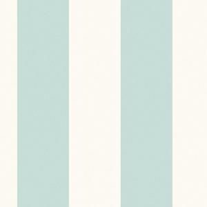 The Wallpaper Company 8 in. x 10 in. Blue and White Extensive Stripe Wallpaper Sample WC1282663S