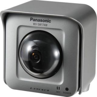 Panasonic Wired 640P HD Outdoor Pan Tilt Security Camera with 8X Digital Zoom WV SW174W