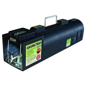 JT Eaton Catch and Release Skunk Trap with Electronic Infrared Trigger for Medium Size Pests in Black Finish 475
