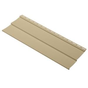 Cellwood Progressions Double 4 in. x 24 in. Vinyl Siding Sample in French Silk PG40SAMPLE 210