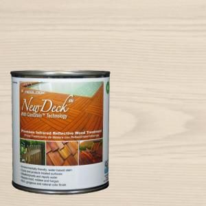 NewDeck 1 qt. Water Based Birch Infrared Reflective Wood Stain 1QNDCS406