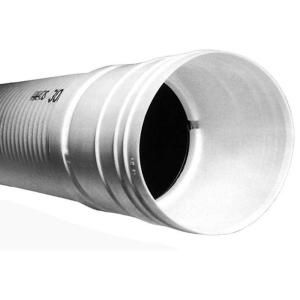 Advanced Drainage Systems 4 in. x 10 ft. Triplewall Pipe Solid 4550010