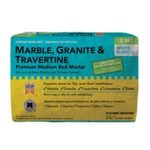 Custom Building Products Marble Granite and Travertine White 50 lb. Premium Medium Bed Mortar MGMM50
