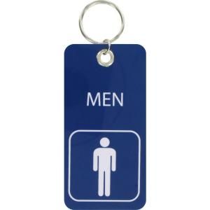 Bathroom Key Chain   Mens 713001