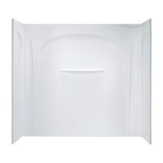 Acclaim 31 1/2 in. x 60 in. x 54 in. Three Piece Direct to Stud Tub Wall in White 71094100 0