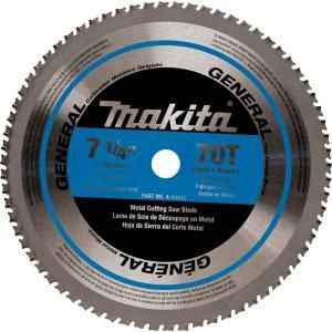 Makita 7 1/4 in. 70 Teeth per in. Thin Gauge Metal Carbide Metal Cutting Blade A 93843