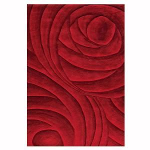 Home Decorators Collection Optics Red 8 ft. 10 in. x 11 ft. 10 in. Area Rug 5652630110