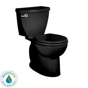 American Standard Cadet 3 Powerwash 2 piece 1.28 GPF Round Toilet in Black 270DA101.178