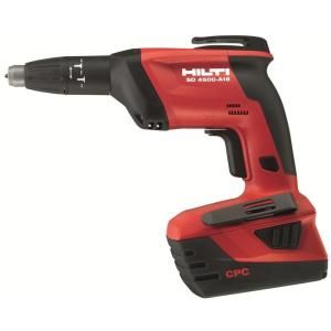 Hilti SD 4500 18 Volt Lithium Ion 1/4 in. Hex Cordless High Speed Drywall Screwdriver 3497777