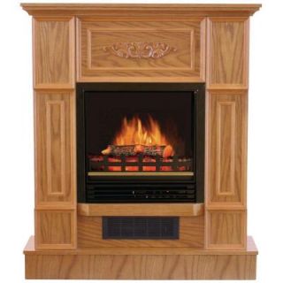 Quality Craft 32 in. Electric Fireplace in Oak MM624 32AACO