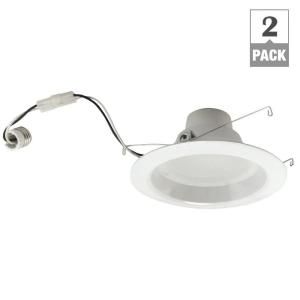 TCP 65W Equivalent Soft White (2700K) 6 in. Dimmable LED Retrofit Downlight (2 Pack) RL12DR6527K2