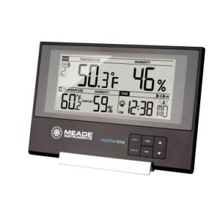 Meade Slim Line Personal Weather Station with Atomic Clock and 145 ft. Sensor TE256W