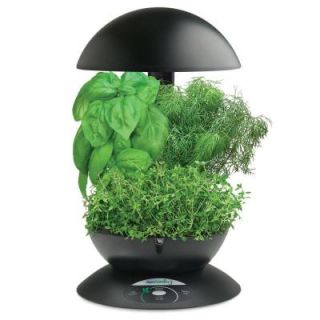 AeroGarden 3 Pod Black Indoor Garden with Gourmet Herb Seed Pod Kit 900110 1208
