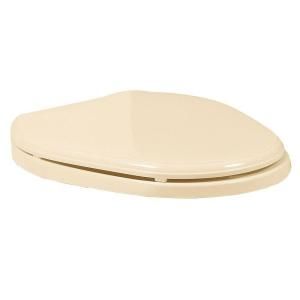 American Standard Heritage Elongated Closed Front Toilet Seat in Bone DISCONTINUED 5357.016.021