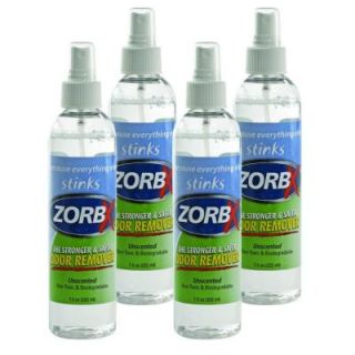 Zorbx 7.5 oz. Unscented Odor Remover (4 Pack) 1750 4