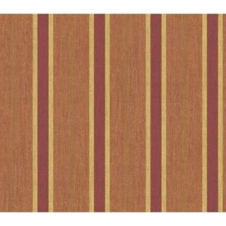 The Wallpaper Company 56 sq. ft. Orange Contemporary Stripe Wallpaper WC1280166