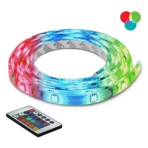 BAZZ 10 ft. Multi Color Self Adhesive Cuttable Rope Lighting with Remote Control U00035RG