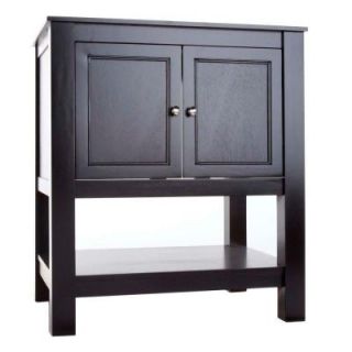 Foremost Gazette 30 in. W x 21.75 in. D x 34 in. H Vanity Cabinet Only in Espresso GAEA3022
