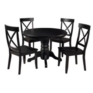Home Styles Dining Set in Black (5 Piece) 5178 318