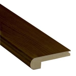 Maple Chocolate 0.79 in. Depth 2.0 in. Width x 94 in. Length Flush Beveled Stairnose Molding H53F0115