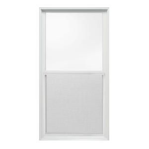 JELD WEN W 2500 Series Aluminum Clad Double Hung, 30 1/8 in. x 56 3/4 in., White with LowE Glass and Screen S62654