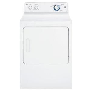 GE 6.0 cu. ft. Electric Dryer in White GTDX180EDWW
