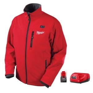 Milwaukee XLarge M12 Lithium Ion Cordless Red MZ Heated Jacket Kit 2341 XL