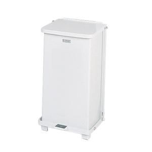 Rubbermaid Commercial Products The Defenders 12 gal. White Square Steel Step Can UNI ST12EPLWH