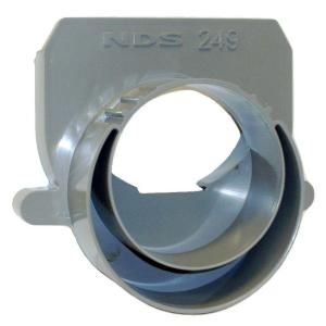 NDS Spee D Channel 3 in. and 4 in. PVC Offset End Outlet 249
