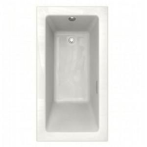 American Standard Studio EverClean Integral Tile Flange 5 ft. x 32 in. Air Bath Tub with Left Drain in White 2933268C.020