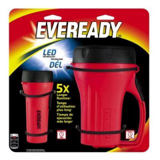 Eveready 6 Volt Lantern Combo Pack LED Flashlight EVM1D6VH