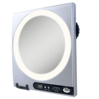 Zadro Fogless LED Lighted Shower Mirror in Silver Z850