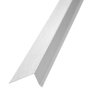 Construction Metals Inc. 1 in. x 2 in. x 10 ft. Galvanized Roof Edge Flashing RE12G