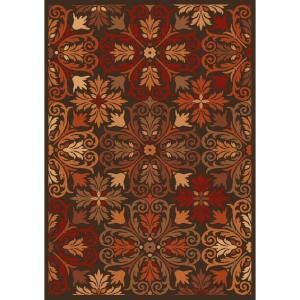 Shaw Living Madera Brown 5 ft. 3 in. x 7 ft. 10 in. Area Rug 3VF0575700
