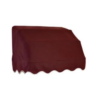 Beauty Mark 3 ft. Vermont Waterfall Awning (31 in. H x 24 in. D) in Burgundy VT22 3B