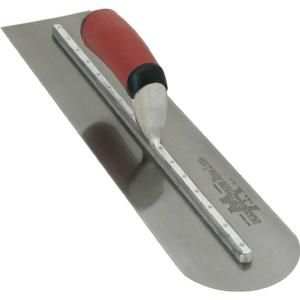 22 in. x 4 in. Finishing Trl Round Front End Curved DuraSoft Handle Trowel MXS224RD
