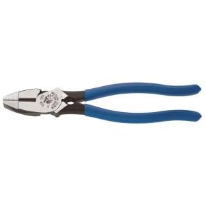 Klein Tools Linemans Bolt Thread Holding 2000 Series   9 in. High Leverage Side Cutting Pliers D2000 9NETH