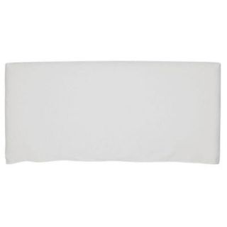 Home Decorators Collection Bernese Cotton Twill Slipcover White Full Headboard 731SLTWHT