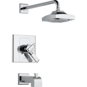 Delta Arzo 1 Handle 1 Spray Raincan Tub and Shower Trim in Chrome (Valve not included) T17486