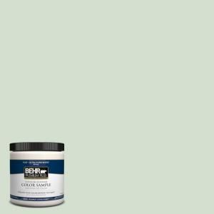 BEHR Premium Plus 8 oz. #440E 2 Herbal Mist Interior/Exterior Paint Sample 440E 2PP
