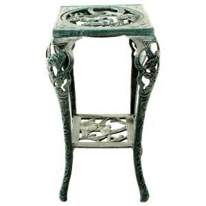 Oakland Living 28 in. Metal Hummingbird Table Plant Stand 5161 VGY