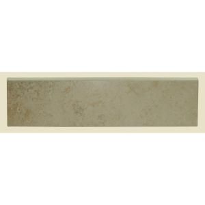 Daltile Brixton Bone 3 in. x 12 in. Glazed Ceramic Bullnose Wall Tile BX01S43C91P1