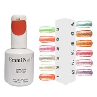 UV Color Gel Colorful Nail Art Nail Polish (15ml,1 Bottle)