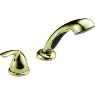 Delta Classic Roman Tub Hand Held Shower in Polished Brass RP14979PB
