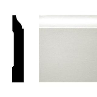 WM 623 9/16 in. x 3 1/4 in. x 144 in. Pine Primed Finger Jointed Base Moulding Pro Pack 120 LF (10 Pieces) VM0623 12B