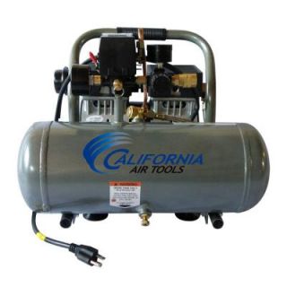 California Air Tools 1.6 Gal. 1/2 HP Ultra Quiet and Oil Free Aluminum Tank Air Compressor 1650A