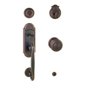 Hickory Hardware Westminster Antique Black Copper Handleset 71034 2109