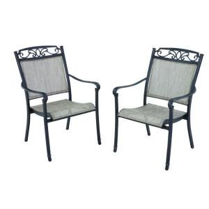 Hampton Bay Santa Maria Patio Dining Chair (2 Pack) S2 ADQ10800