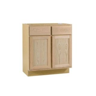 Continental Cabinets 30 in. W x 21 in. D x 34.5 in. H Vanity Cabinet Only in Oak VSB3021OHD